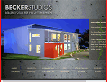 Tablet Screenshot of becker-studios.de